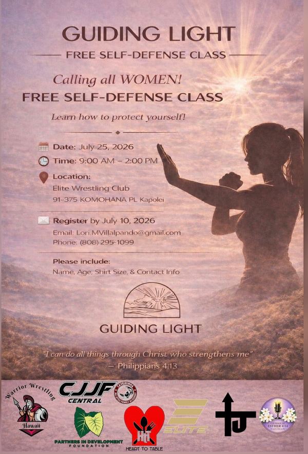Free Women's Self-Defense flyer